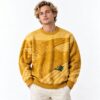Mustard Yellow Farm Landscape Knit Sweater 3 Mustard Yellow Farm Landscape Knit Sweater