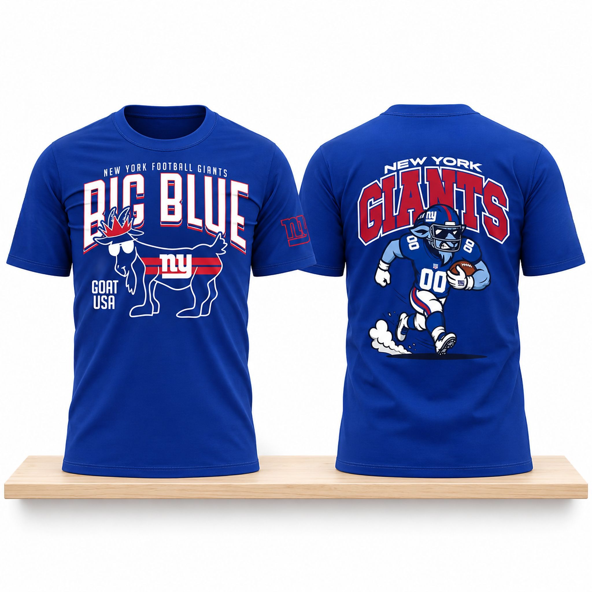 NY Giants x GOAT USA Big Blue 2026 Shirt 3 NY Giants x GOAT USA Big Blue 2026 Shirt