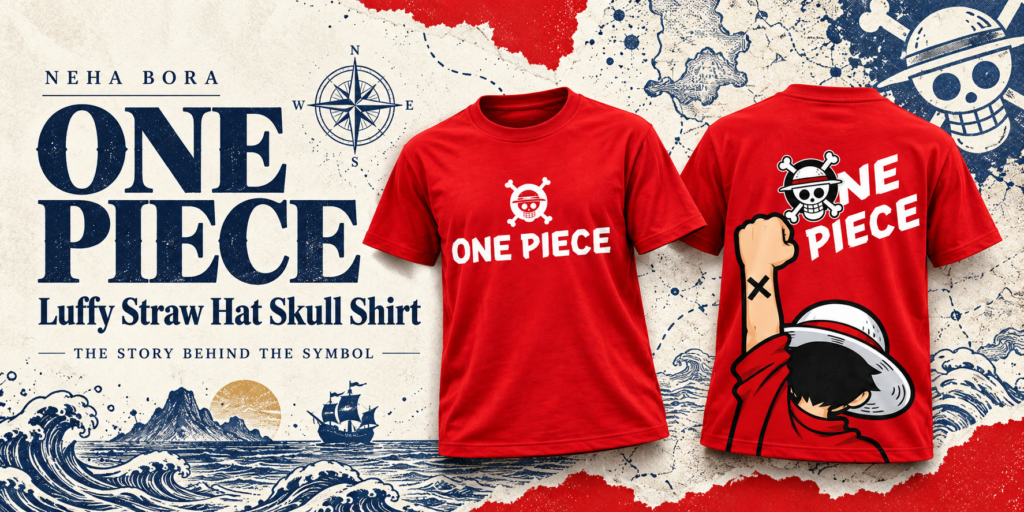 What Does the Neha Bora One Piece Luffy Straw Hat Skull Shirt Mean? 1 Neha Bora One Piece Luffy Straw Hat Skull 2026 Shirt