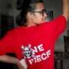 Neha Bora One Piece Luffy Straw Hat Skull Shirt