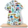 New York Satin Pajama Set 5 New York Satin Pajama Set 2