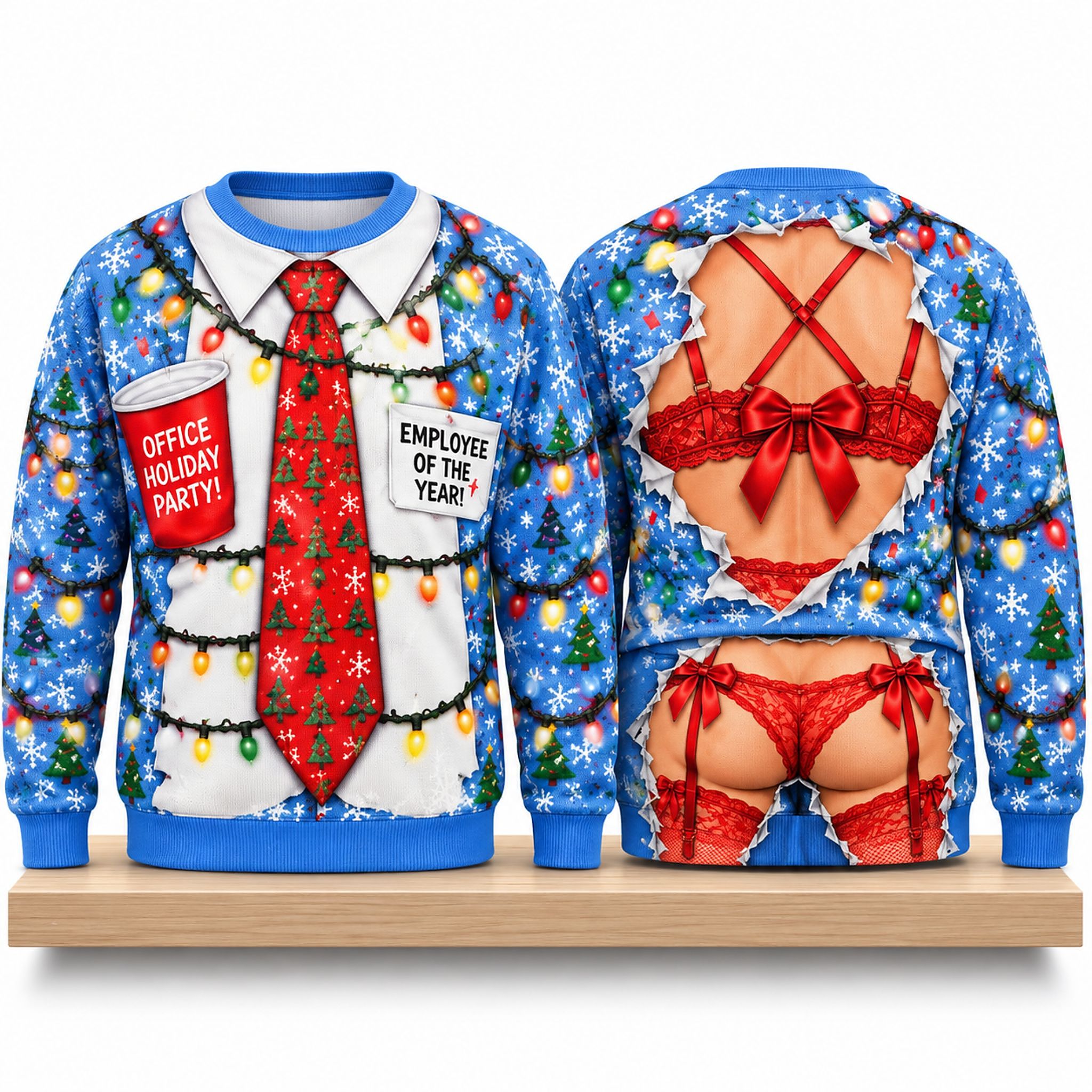Office Holiday Party Employee of the Year Christmas 2026 Ugly Sweater 2 Office Holiday Party Employee of the Year Christmas 2026 Ugly Sweater