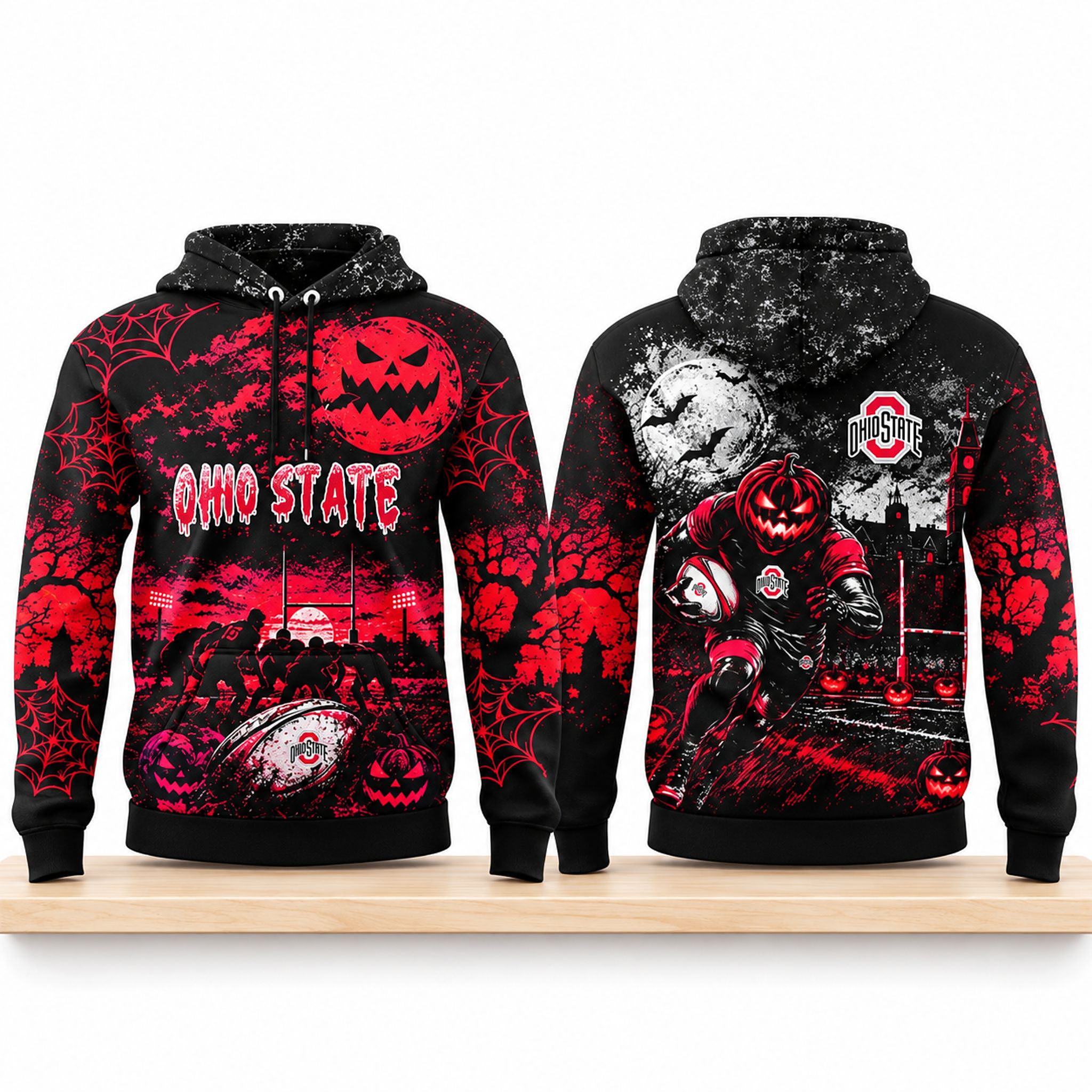 Ohio State Halloween Night 2026 Hoodie 1 Ohio State Halloween Night 2026 Hoodie 2