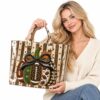 Preppy Fall Pumpkin Football 2026 Halloween Tote 3 Preppy Fall Pumpkin Football 2026 Halloween Tote Bag