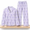 Purple Monkey Pajama Set 2