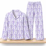 Purple Monkey Pajama Set