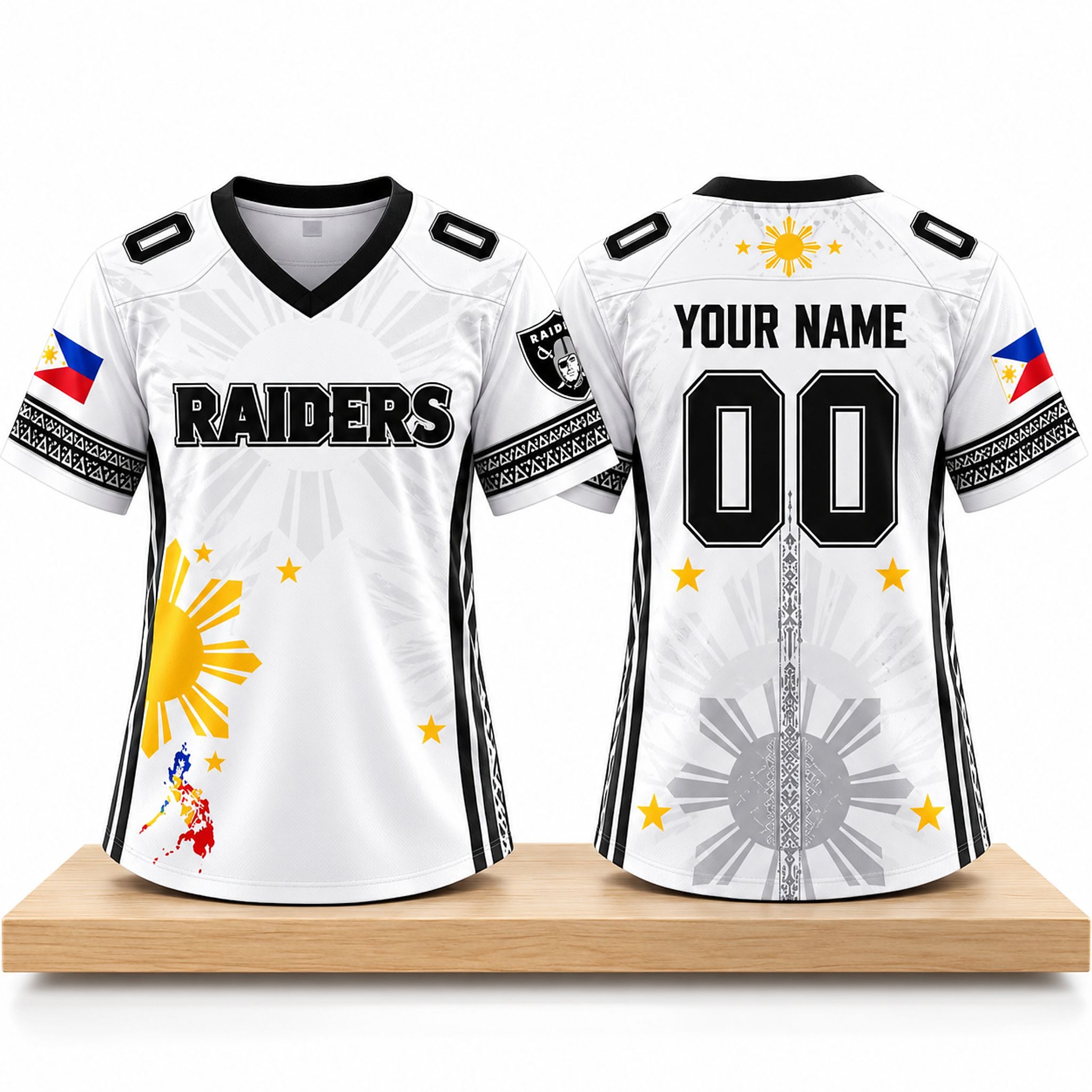 Raiders Filipino Heritage 2026 Jersey 1 Raiders Filipino Heritage 2026 Jersey 2
