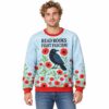 Read Books Fight Fascism Crow and Poppies Christmas 2026 Ugly Sweater 3 Read Books Fight Fascism Crow and Poppies Christmas 2026 Ugly Sweater
