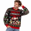 Santa's Favorite Troublemaker French Bulldog Christmas 2026 Ugly Sweater