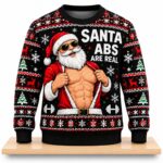 Santa Abs Are Real Christmas 2026 Ugly Sweater