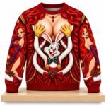 Sexy Christmas Bunny & Red Hair Princess Christmas 2026 Ugly Sweater