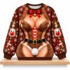 Sexy Reindeer Lingerie Christmas 2026 Ugly Sweater 5 Sexy Reindeer Lingerie Christmas 2026 Ugly Sweater 2