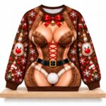 Sexy Reindeer Lingerie Christmas 2026 Ugly Sweater