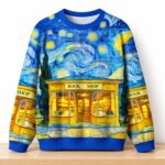 Starry Night Book Shop Christmas 2026 Ugly Sweater