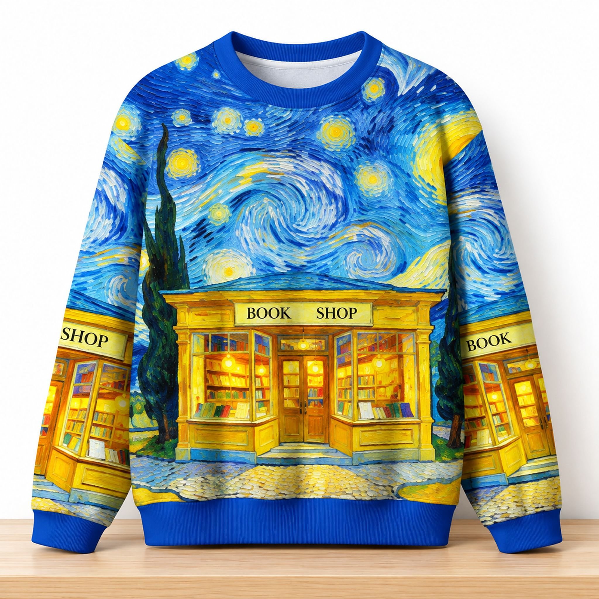 Starry Night Book Shop Christmas 2026 Ugly Sweater 1 Starry Night Book Shop Christmas 2026 Ugly Sweater 2