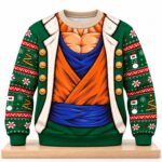 Super Saiyan Goku Christmas 2026 Ugly Sweater