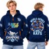 TB Rays 2026 American League World Series Champions Quarter Zip Hoodie 3 TB Rays 2026 American League World Series Champions Quarter Zip Hoodie