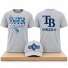 TB Rays 2026 Division Series Champions Distressed Locker Room Take October Shirt