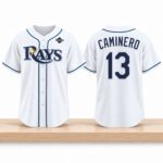 TB Rays Junior Caminero 2026 World Series Champions Jersey