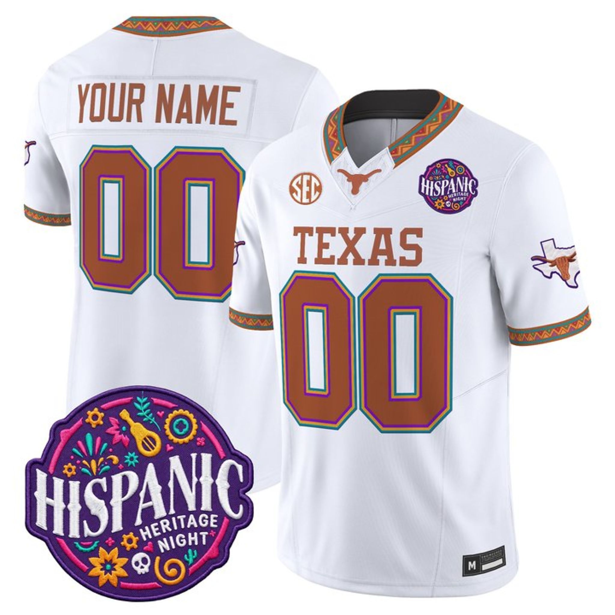 Texas Longhorns Latino Heritage Month 2026 Jersey 2 Texas Longhorns Latino Heritage Month 2026 Jersey 3