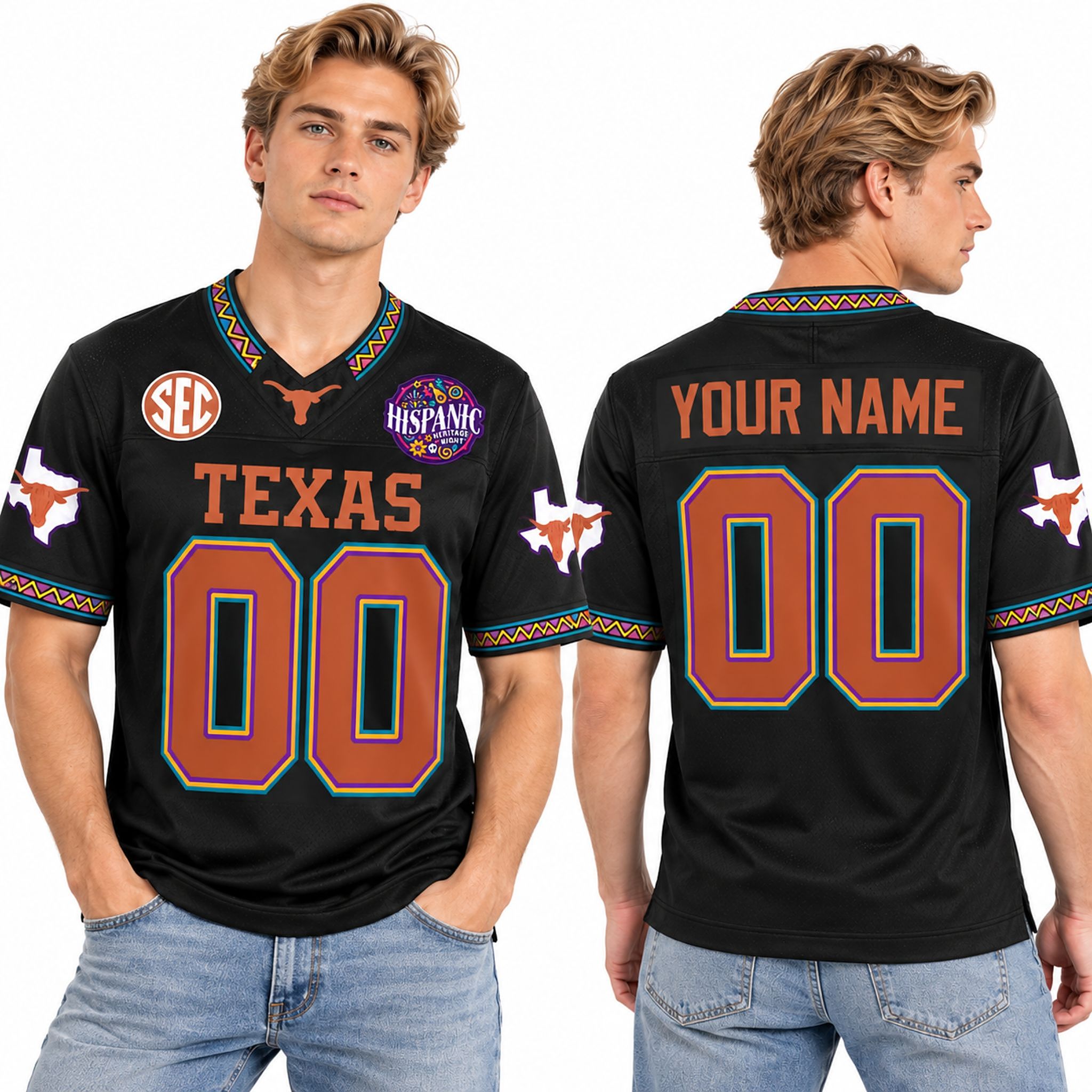 Texas Longhorns Latino Heritage Month 2026 Jersey 5 Texas Longhorns Latino Heritage Month 2026 Jersey 5