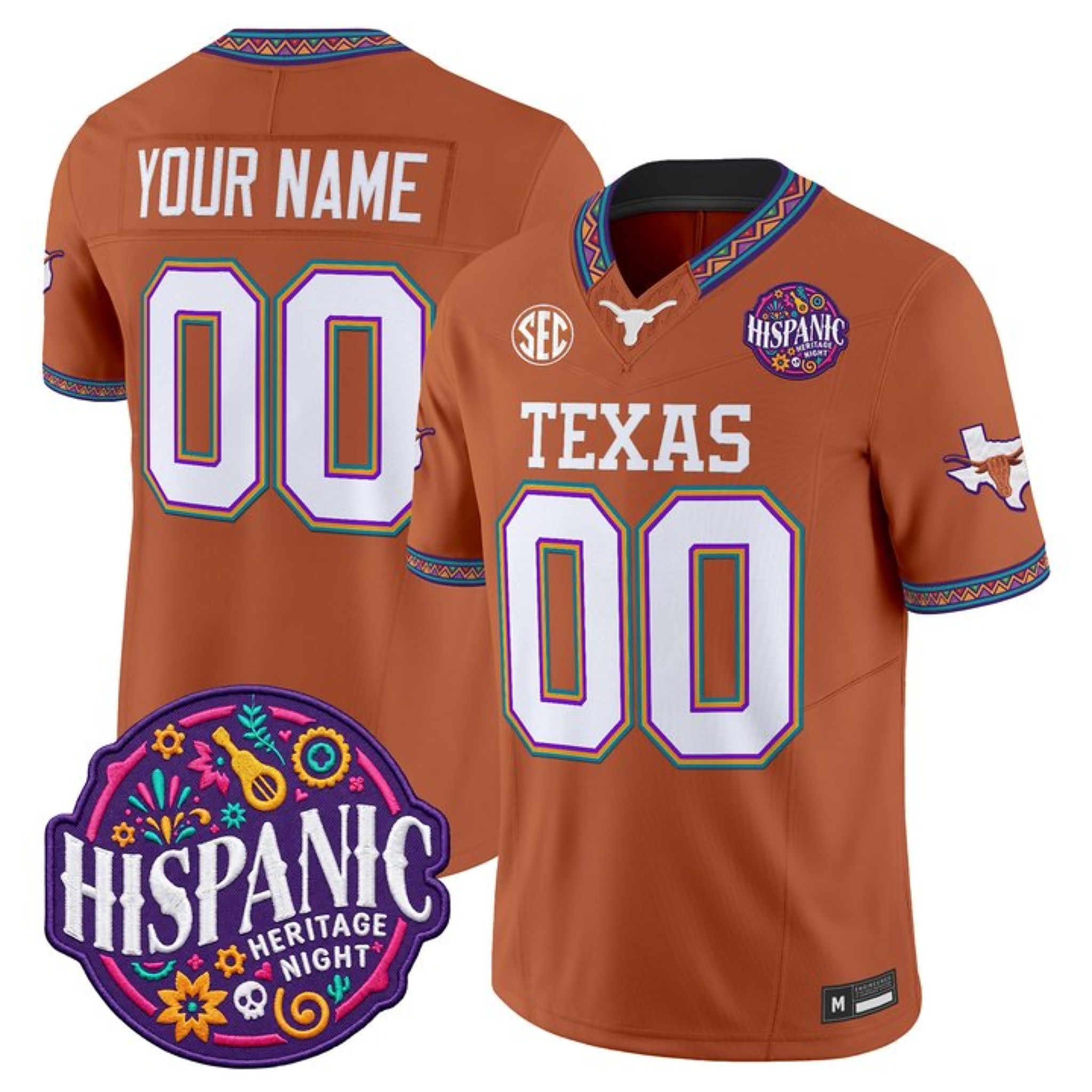 Texas Longhorns Latino Heritage Month 2026 Jersey 4 Texas Longhorns Latino Heritage Month 2026 Jersey