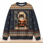The Reader Tarot Cat Christmas 2026 Ugly Sweater