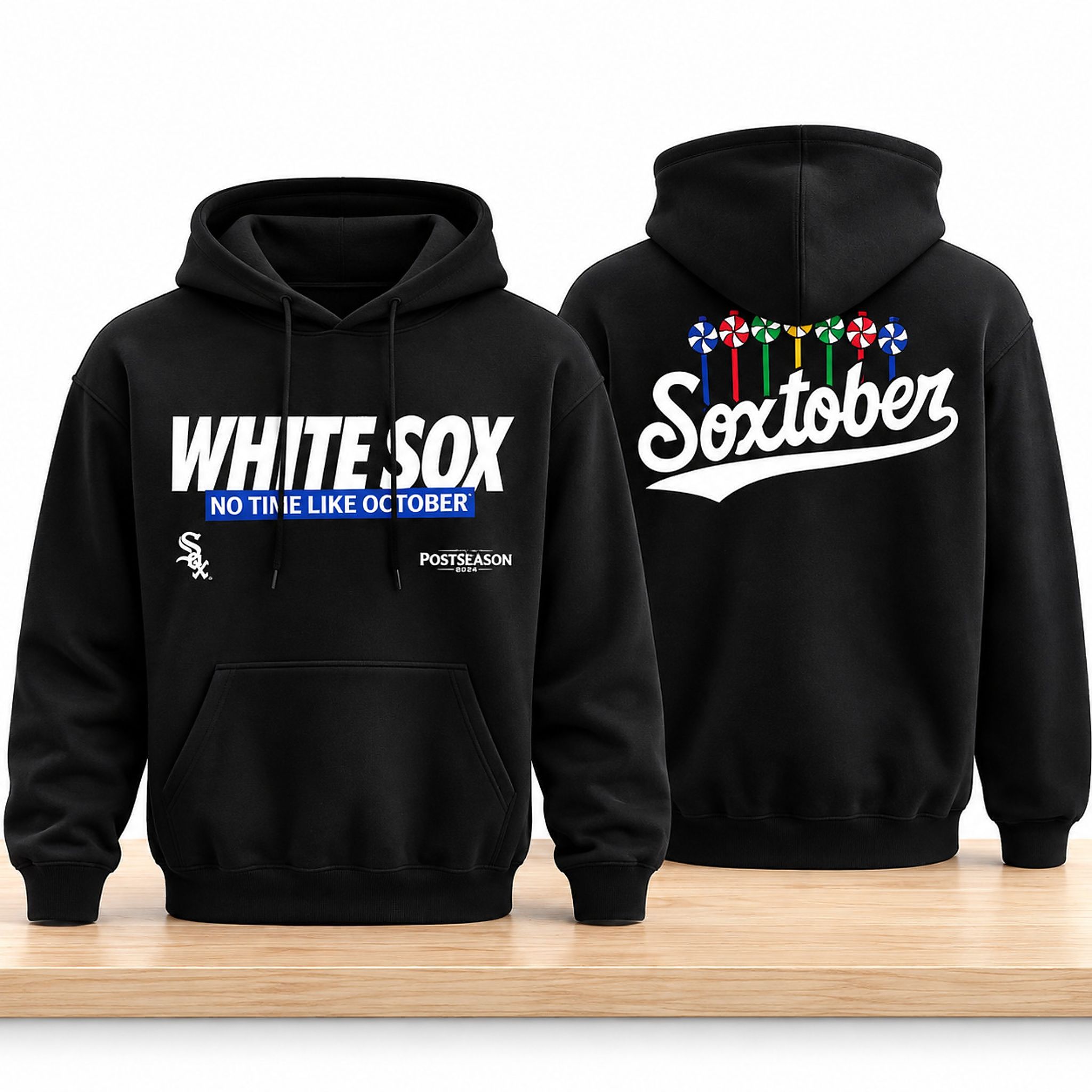 White Sox No Time Like October Postseason Soxtober 2026 Hoodie 1 White Sox No Time Like October Postseason Soxtober 2026 Hoodie 2