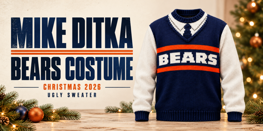 Why Choose a Mike Ditka Bears Costume Christmas 2026 Ugly Sweater? 1 Why Choose a Mike Ditka Bears Costume Christmas 2026 Ugly Sweater