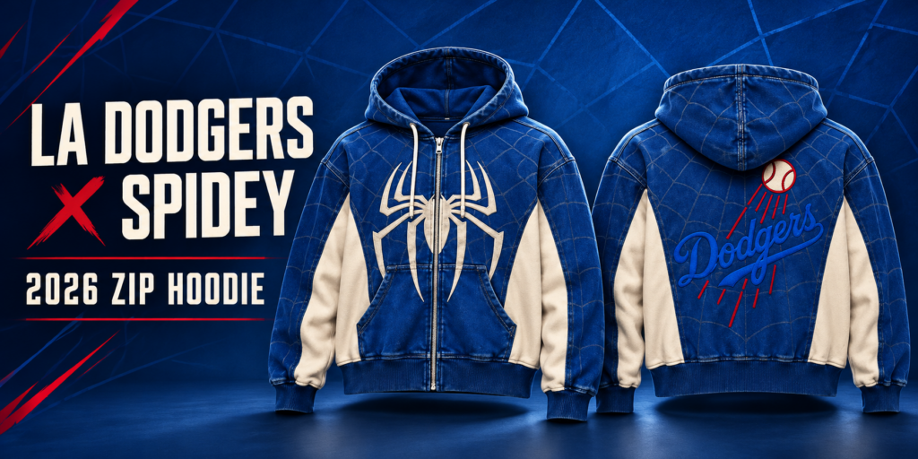 Why Choose the LA Dodgers X Spidey 2026 ZIP Hoodie for Your Fan Wardrobe