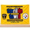 Steelers Paris 2026 Terrible Towel Flag 2 Steelers Paris 2026 Terrible Towel Flag