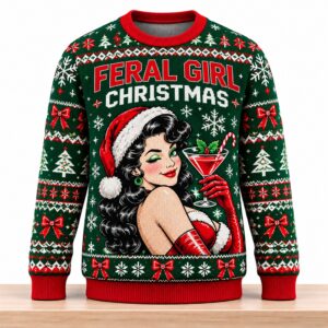 Feral Girl Christmas 2026 Ugly Sweater 2