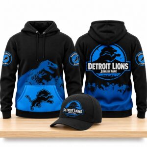 Detroit Lions x Jurassic Park 2026 Hoodie 2