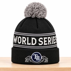 TB Rays 2026 World Series Beanie Hat 2