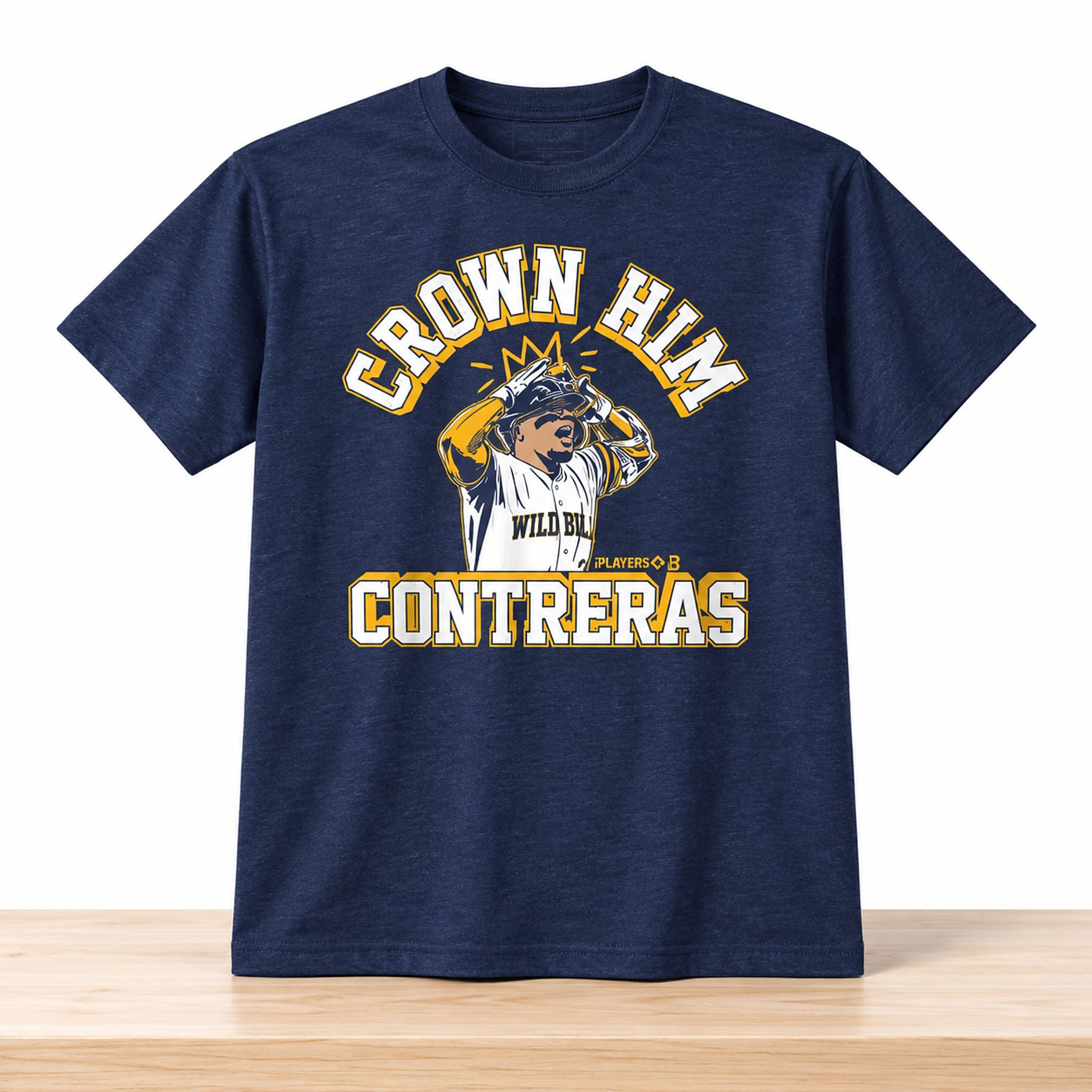 William Contreras Crown Him Shirt 1 William Contreras Crown Him Shirt 2