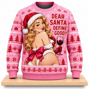 Dear Santa Define Good Christmas 2026 Ugly Sweater 2