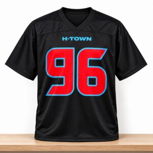 2026 Johnny Dang Texans 96 Football Jersey 2