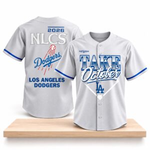 LA Dodgers Take October NLCS Postseason 2026 Baseball Jersey 2