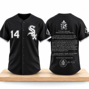 White Sox Pope Leo XIV Sends Blessings Playoff 2026 Jersey 2