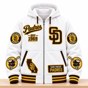 2026 SD Padres Est 1969 Baseball Zip Hoodie 2