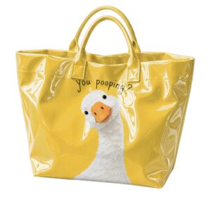 Funny You Poopin Goose Tote Bag 2