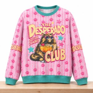 The Desperado Club Cocktail Cat Christmas 2026 Ugly Sweater 2