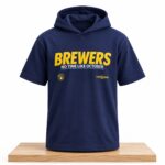 Pat Murphy Brewers No Time Like October 2026 Short Sleeve Hoodie