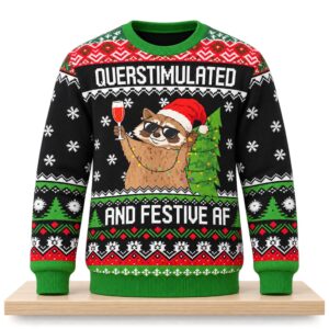 Querstimulated And Festive Af Christmas 2026 Ugly Swater 2